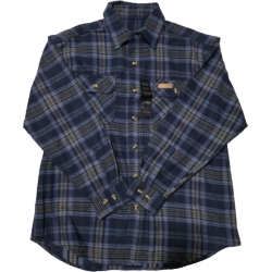 BRAWNY PLAID BUTTON PP BLUE 2X